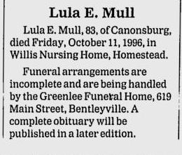 Lula E. Mull